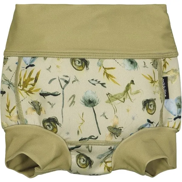 Mikk-Line Swim Pants AOP Desert Sage