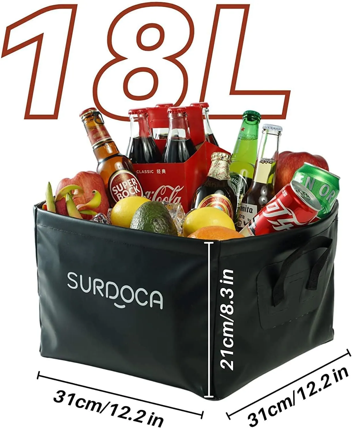 Multifunctional Foldable Car Storage Box SURDOCA
