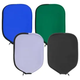 MYKUJA Pack Of 4 Pickleball Paddle Cover, Neoprene Pickleball Racket Sleeve, Black, Blue, Green, Purple, Pickball Cover Men Women