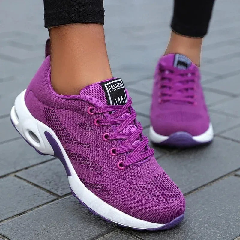 NIAMH | BREATHABLE AIR CUSHION SNEAKERS WITH SOFT SOLE