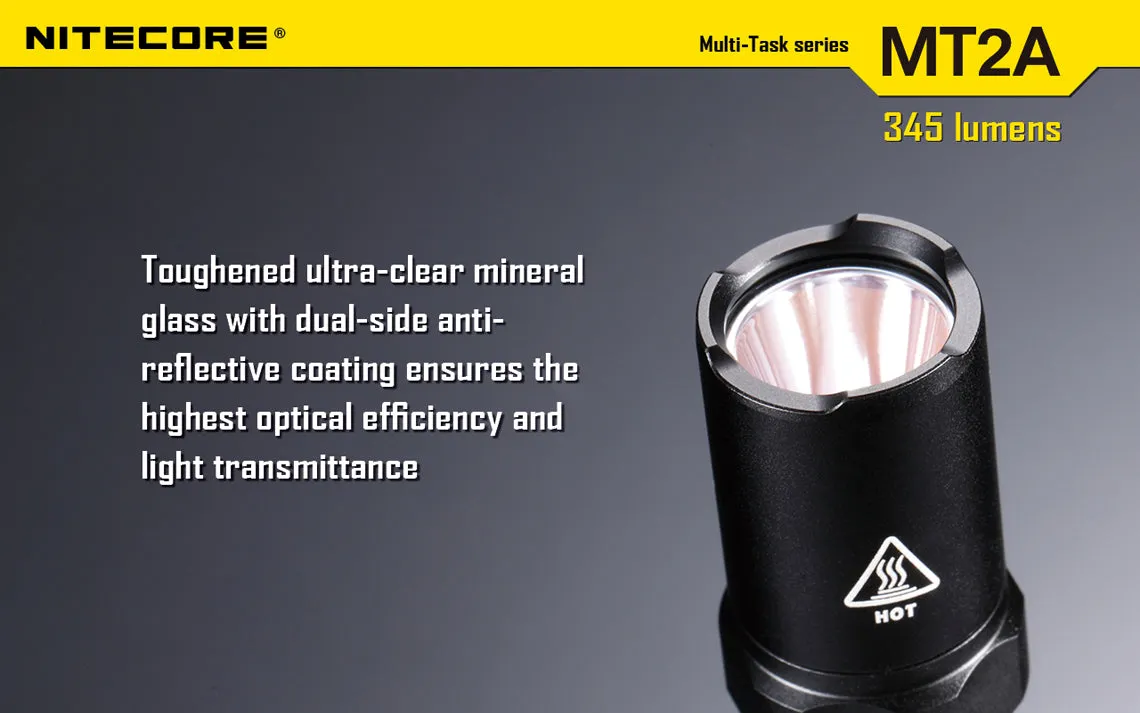 Nitecore MT2A 345 lumens LED Multi-Task Flashlight