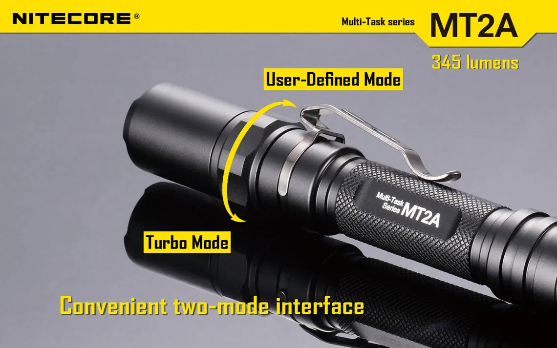 Nitecore MT2A 345 lumens LED Multi-Task Flashlight