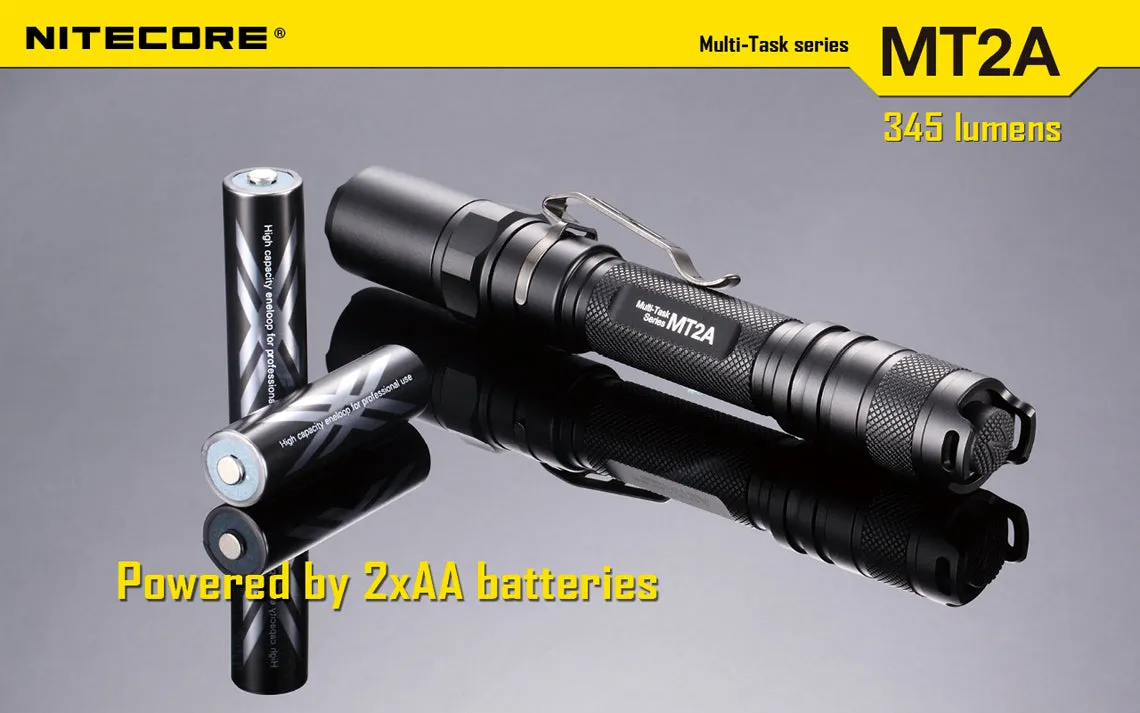 Nitecore MT2A 345 lumens LED Multi-Task Flashlight