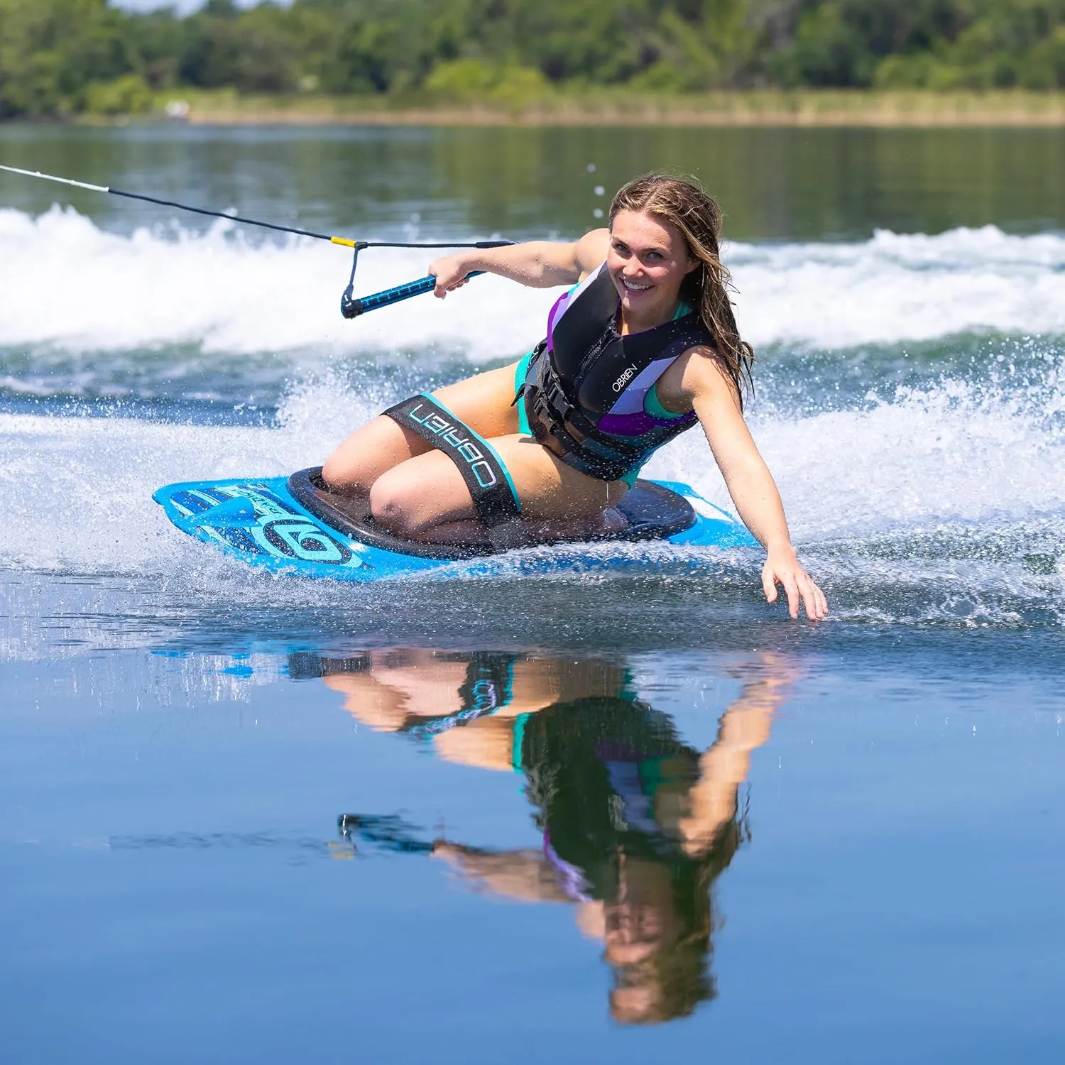 O'Brien Radica Towable Kneeboard for Watersports, Blue