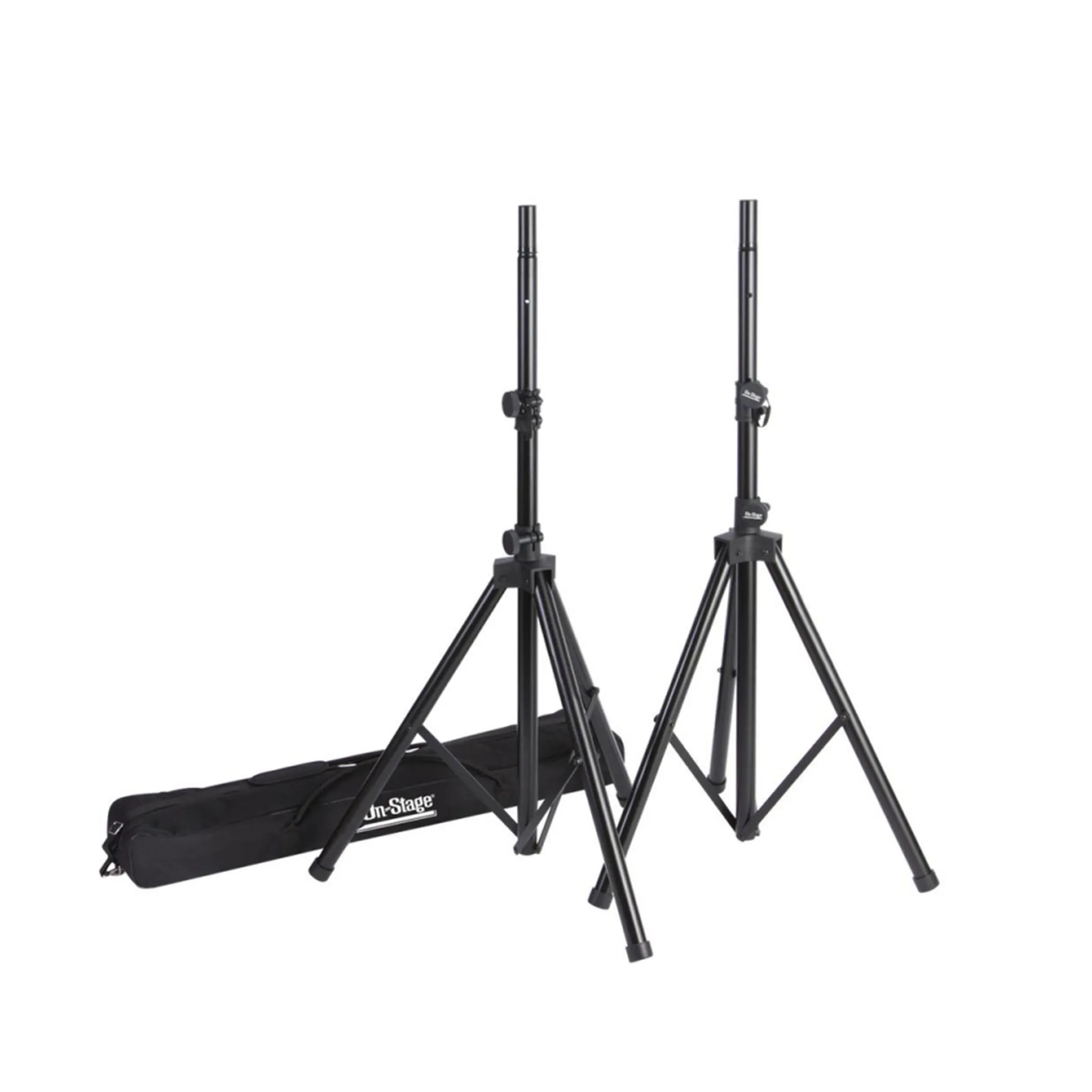 On-stage All-Aluminum Speaker Stand Pack With Bag
