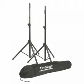 On-Stage Stands All-Aluminum Speaker Stand Pack