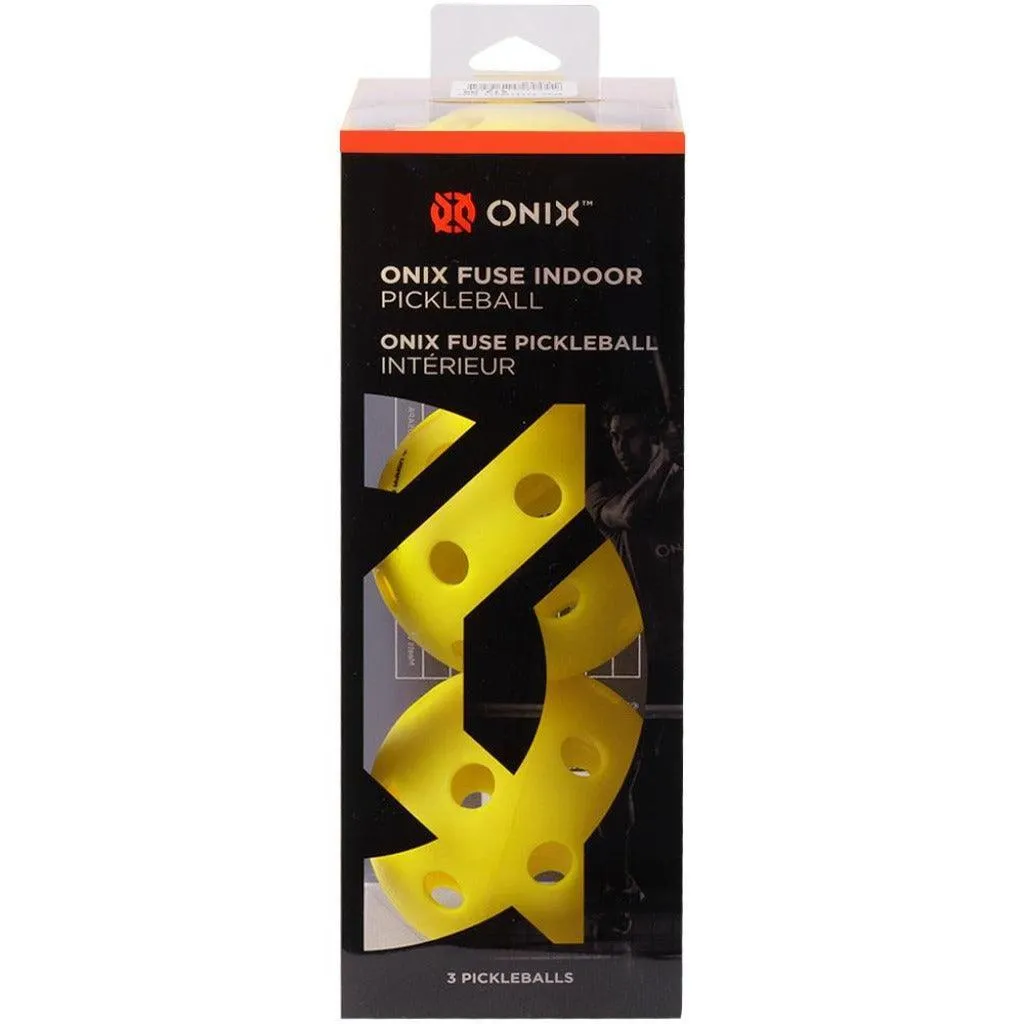 ONIX FUSE INDOOR 3 - INDOOR PICKLEBALLS PACK OF 3