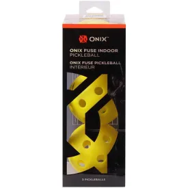 ONIX FUSE INDOOR 3 - INDOOR PICKLEBALLS PACK OF 3