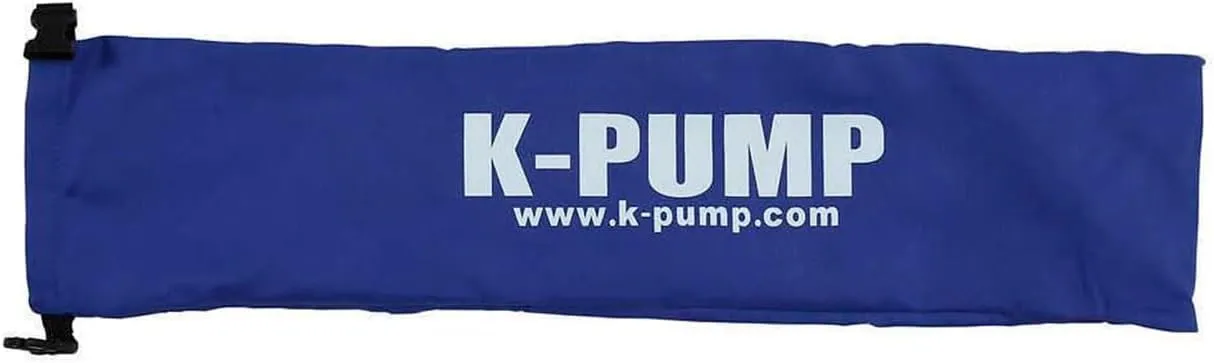 Outcast K-Pump - No-Hose High-Volume 9-Psi Durable ABS Plastic Boat/Float Tube Inflator with Storage Bag, Lubricant & Inflation Adapters