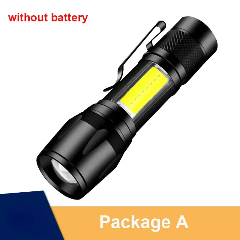 Powerful LED Flashlight 100000 Lumen Tactical Flashlights Rechargeable USB 18650 Waterproof Zoom Fishing Hunting LED Flashlight