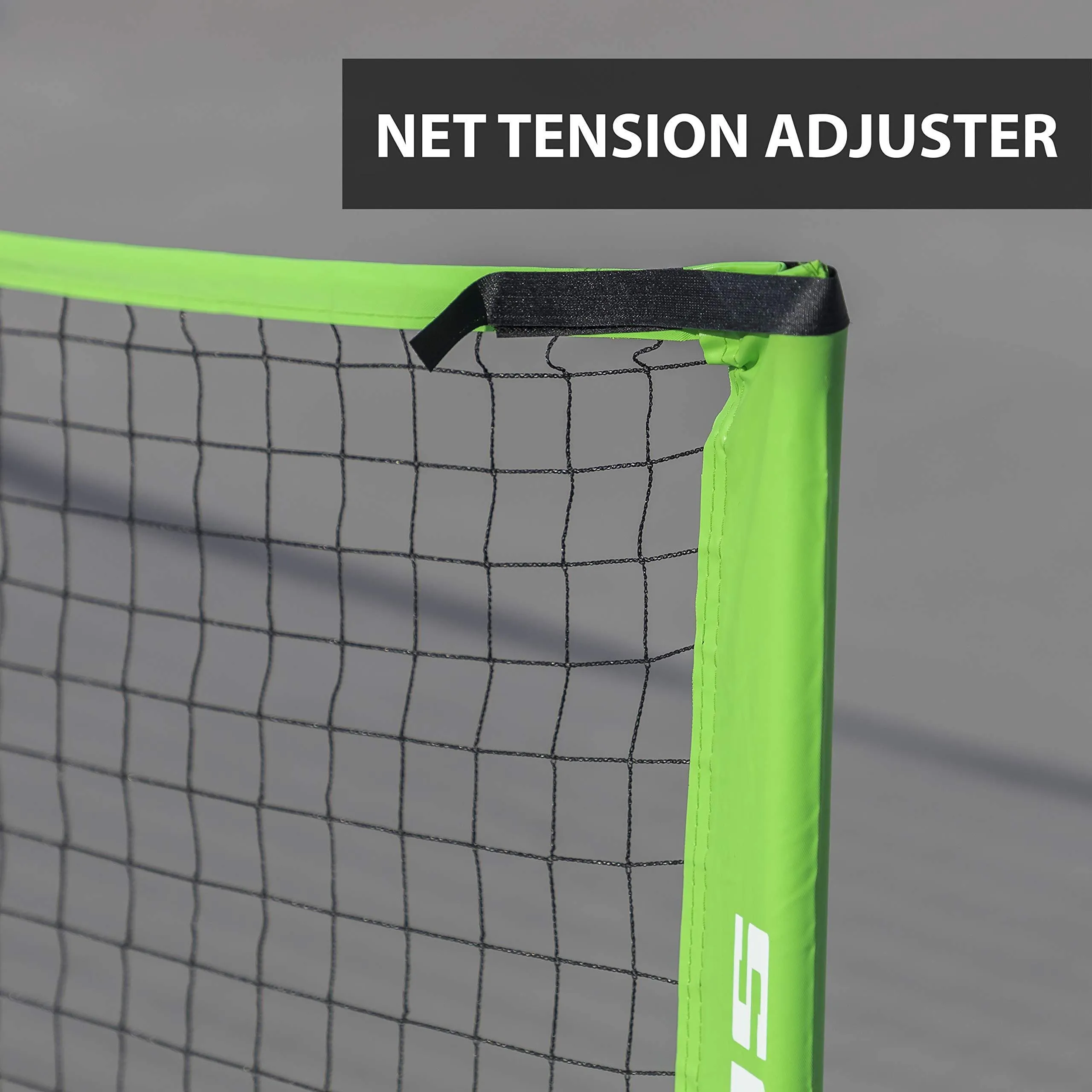 Pro Focus Pickleball Net Set - Complete with 4 Paddles, 3 Pickleball Balls, and 1 Official Size Net