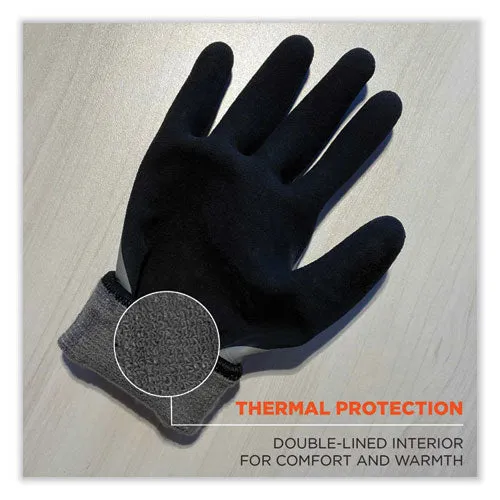 Proflex 7501-case Coated Waterproof Winter Gloves, Gray, X-large, 144 Pairs/carton, Ships In 1-3 Business Days