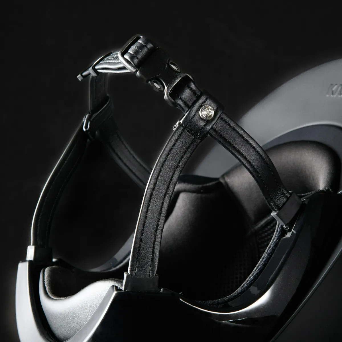 Riding Helmet Kooki with Crystal Rivet