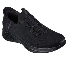SKECHERS Ultra Flex 3.0 Slip In's Right Away - Black/Black