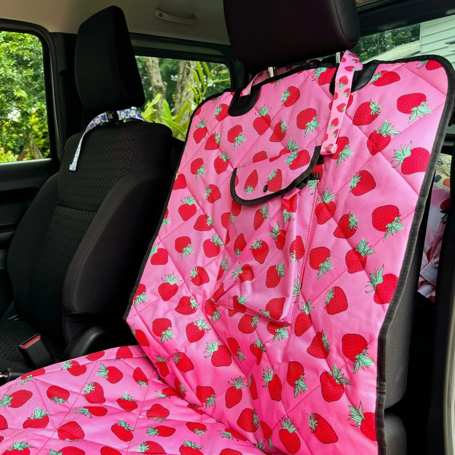 Strawberries Single Car Seat Cover