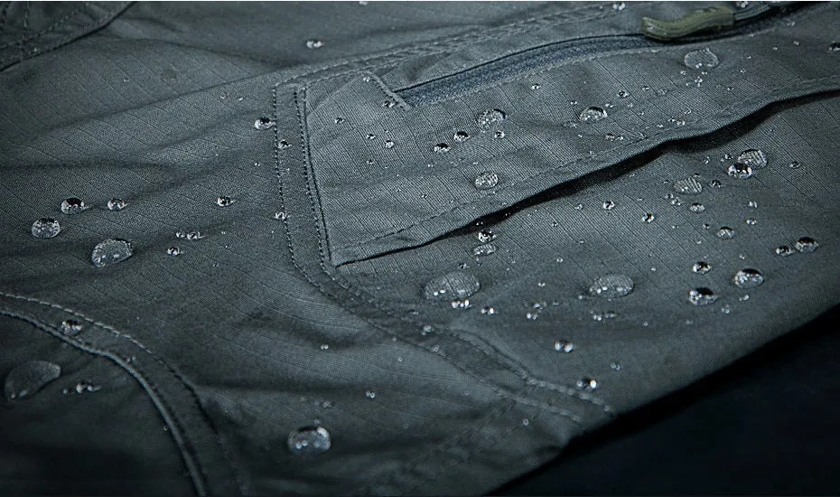 Tactical Mens IX9 Cargo Pants Combat SWAT Stretch Trousers Waterproof