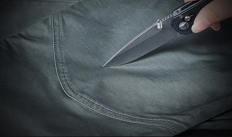 Tactical Mens IX9 Cargo Pants Combat SWAT Stretch Trousers Waterproof