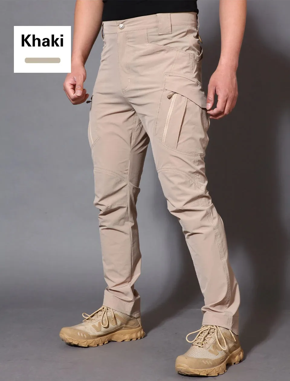 Tactical Mens IX9 Cargo Pants Combat SWAT Stretch Trousers Waterproof