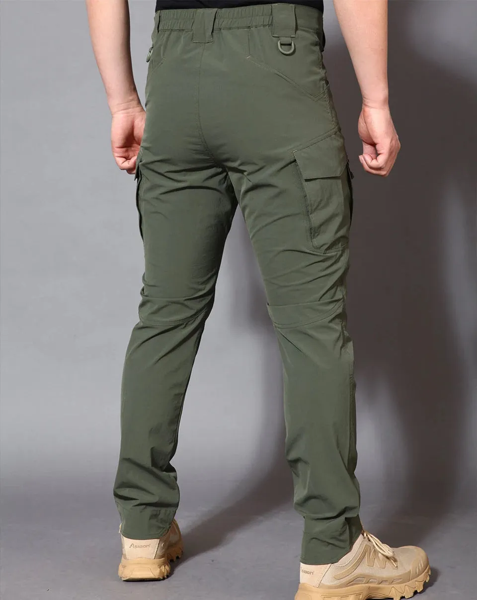 Tactical Mens IX9 Cargo Pants Combat SWAT Stretch Trousers Waterproof