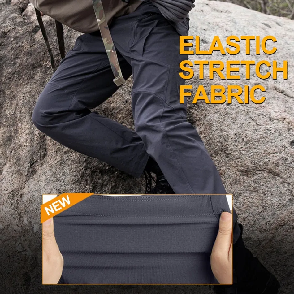 Tactical Mens IX9 Cargo Pants Combat SWAT Stretch Trousers Waterproof