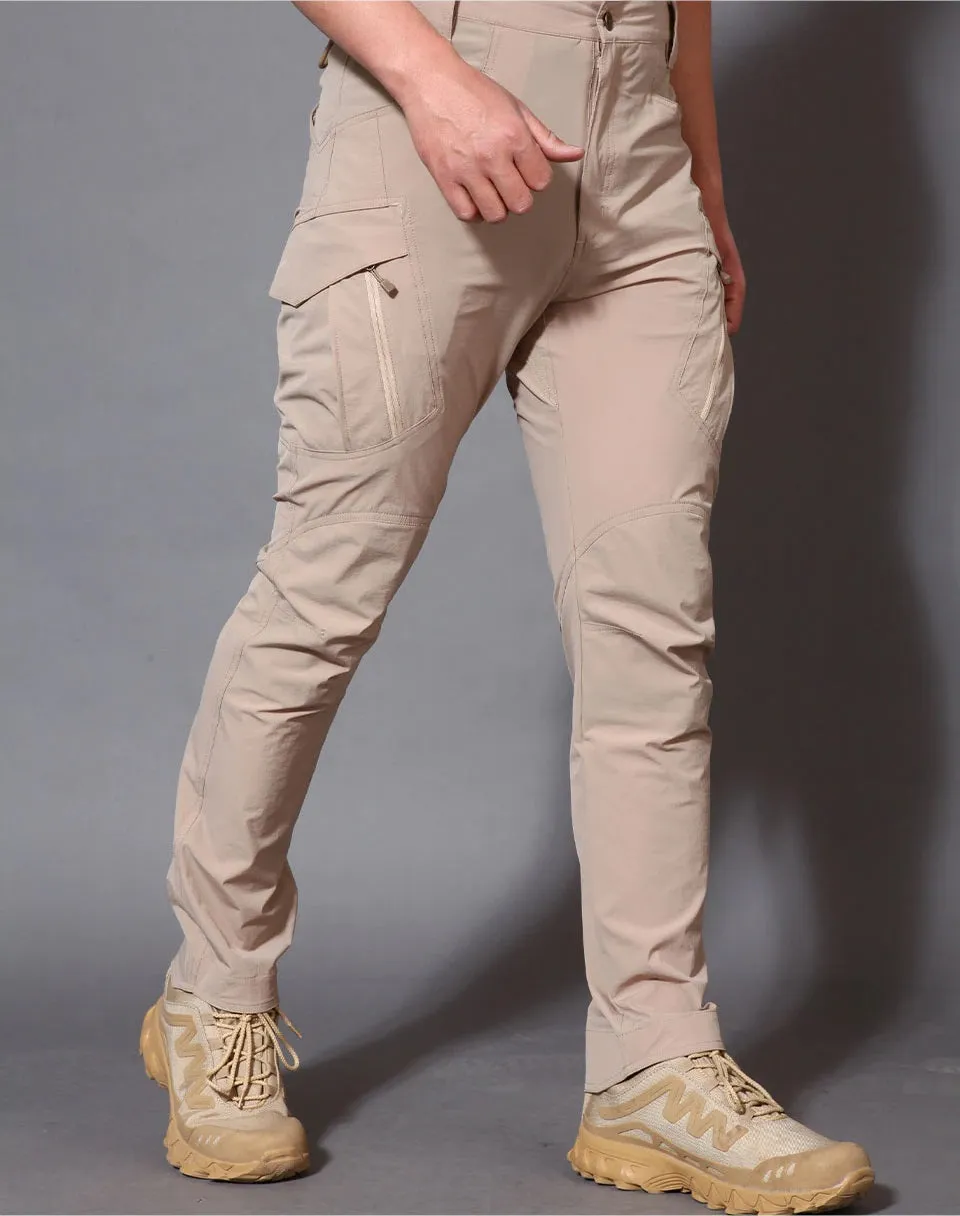 Tactical Mens IX9 Cargo Pants Combat SWAT Stretch Trousers Waterproof