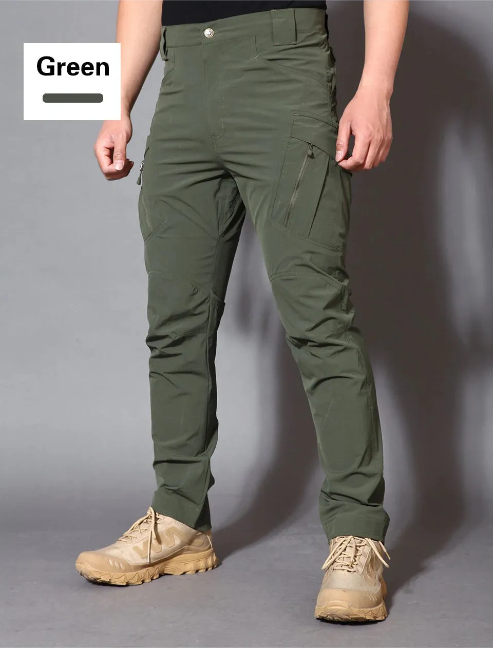 Tactical Mens IX9 Cargo Pants Combat SWAT Stretch Trousers Waterproof