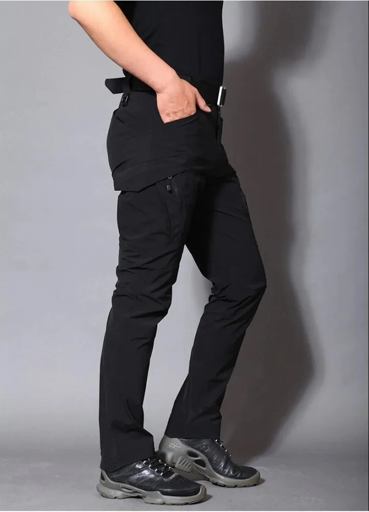 Tactical Mens IX9 Cargo Pants Combat SWAT Stretch Trousers Waterproof