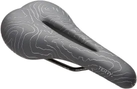Terry Topo Mountain Bike Saddle - Bicycle Seat for Women - Flexible & Comfortable - Fibra-Tek Cover