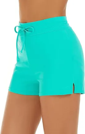 Tournesol Women's Swim Shorts High Waisted Bathing Suit Bottoms Swimsuit Tankini Boy Shorts with Liner