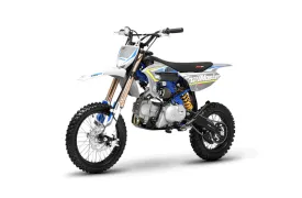 Trailmaster JHL MK125 Dirt Bike, 123.6cc, 4 speed manual trans,  Air Cooled, Electric Start, Dual Disk Brakes,29.5 inch seat, 14 inch front tire, Inverted Front Forks, Rear Nitrogen Mono Shock.