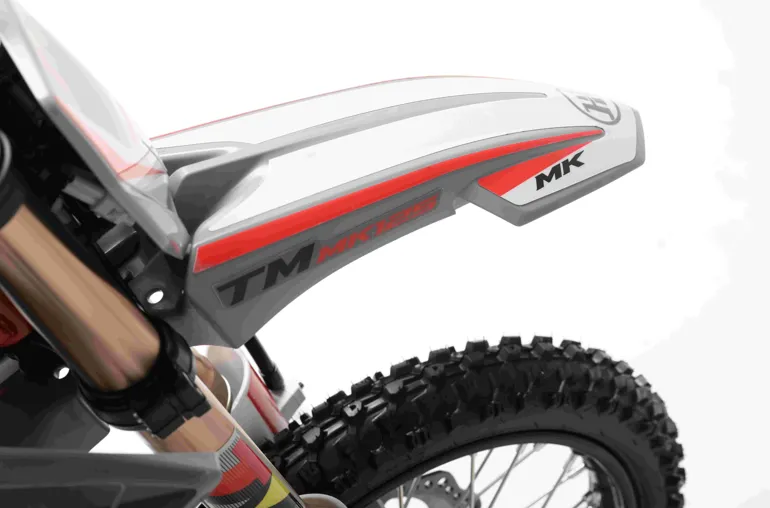 Trailmaster JHL MK125 Dirt Bike, 123.6cc, 4 speed manual trans,  Air Cooled, Electric Start, Dual Disk Brakes,29.5 inch seat, 14 inch front tire, Inverted Front Forks, Rear Nitrogen Mono Shock.