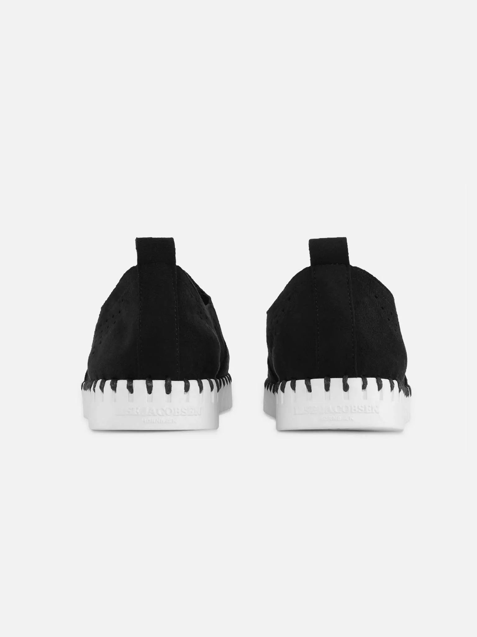 Tulip 140 Perforated Slip-On Sneaker in Black