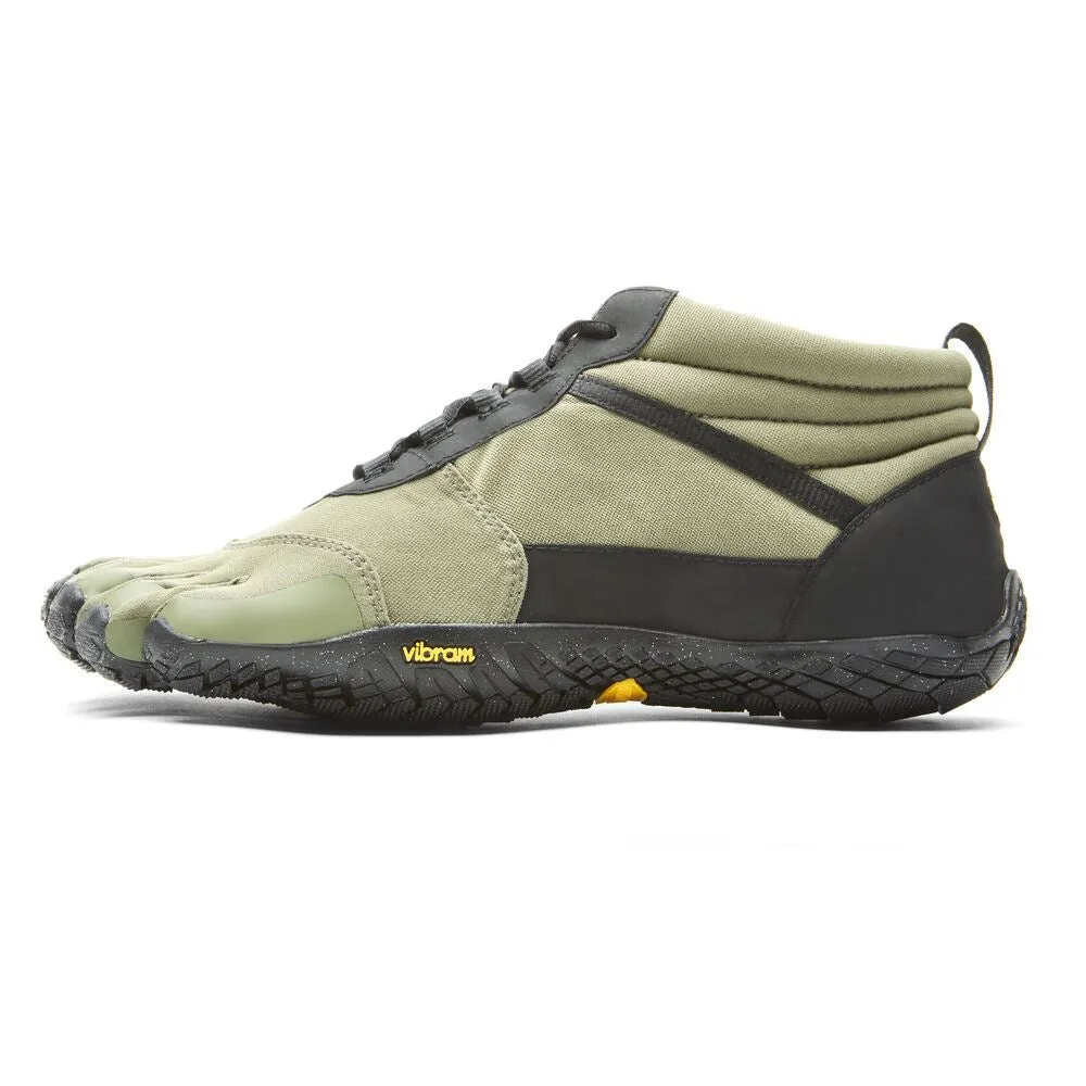 Vibram V-TREK INSULATED Mens Five Fingers All Terrain Trainers - Military/Black