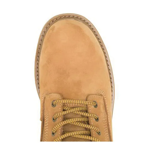 Wolverine® W221022-85M Men's Floorhand Work Boots, 8.5, M, Wheat, Steel Toe, Leather Upper, Rubber Outsole, Insulated